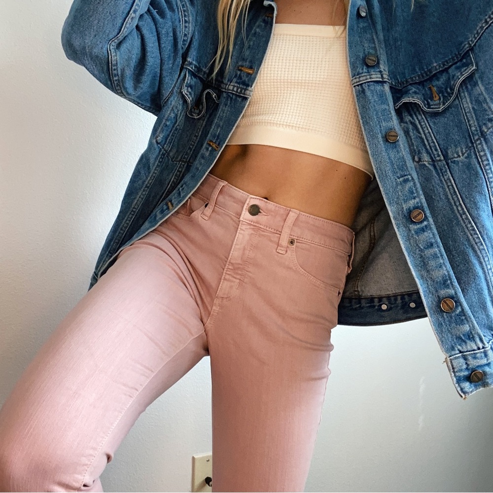 Target universal thread pink skinny jeans mid-rise